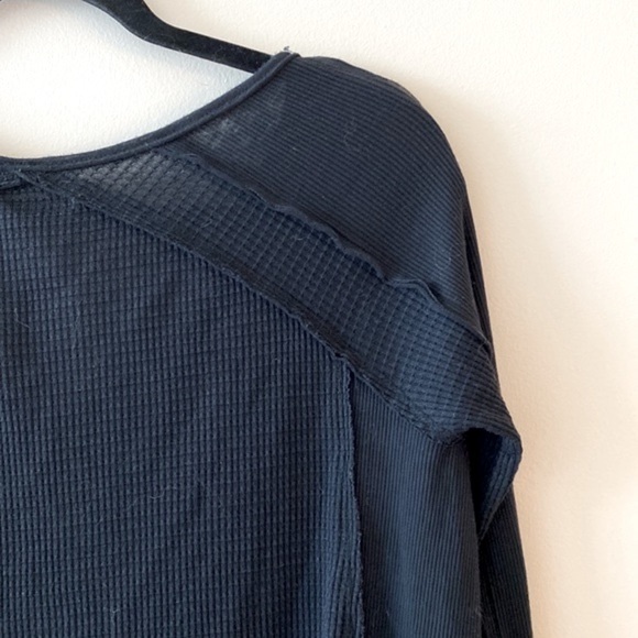 Free People We The Free Pacific Thermal in Black - Picture 10 of 11